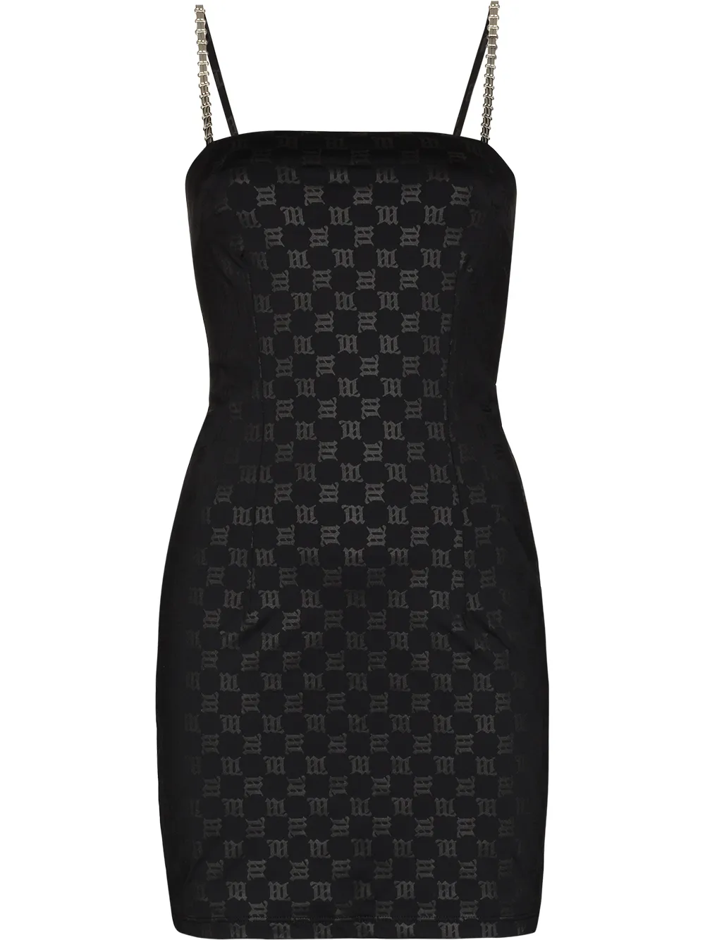 MISBHV monogram strappy mini dress