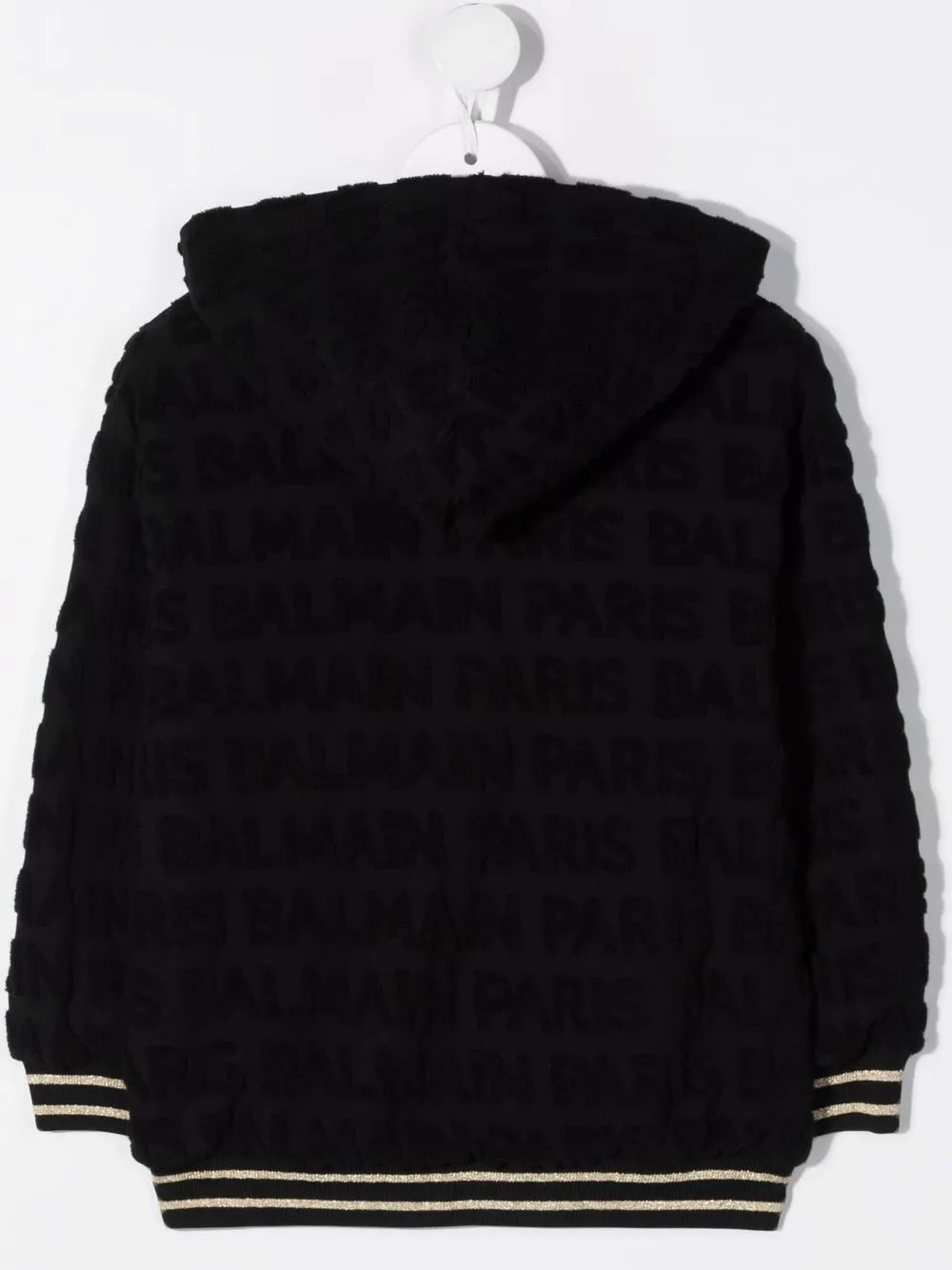 фото Balmain kids худи с контрастной отделкой