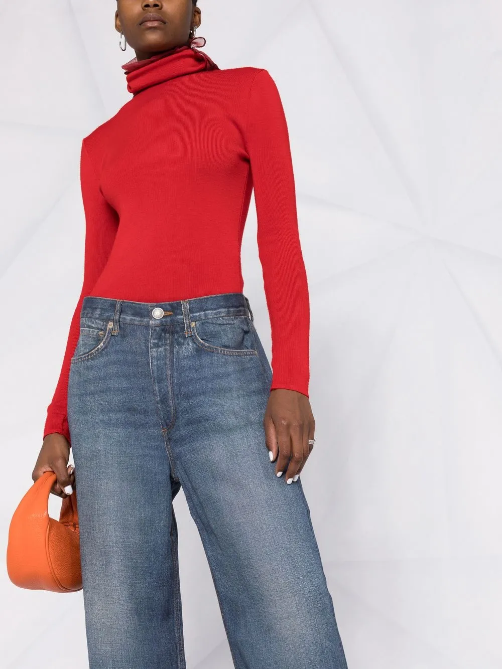 фото Rag & bone джинсы liquid miramar с прорезями