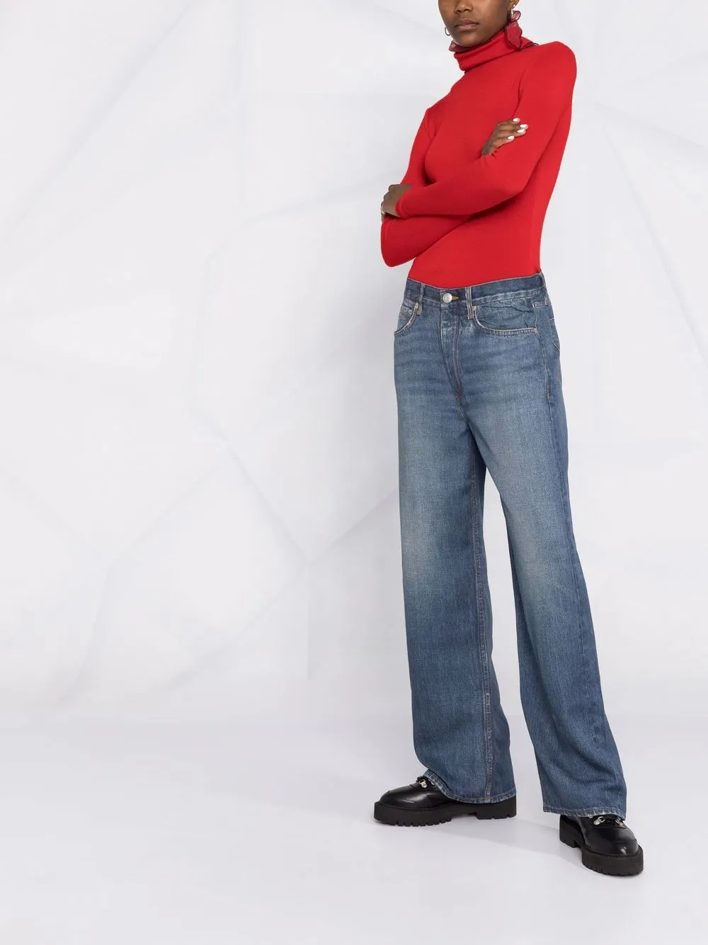 фото Rag & bone джинсы liquid miramar с прорезями