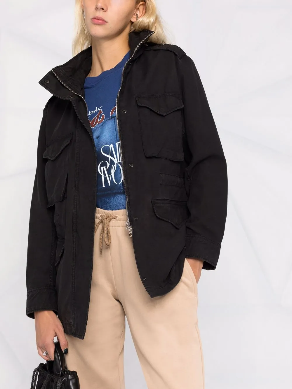 фото Rag & bone куртка field с потайной застежкой