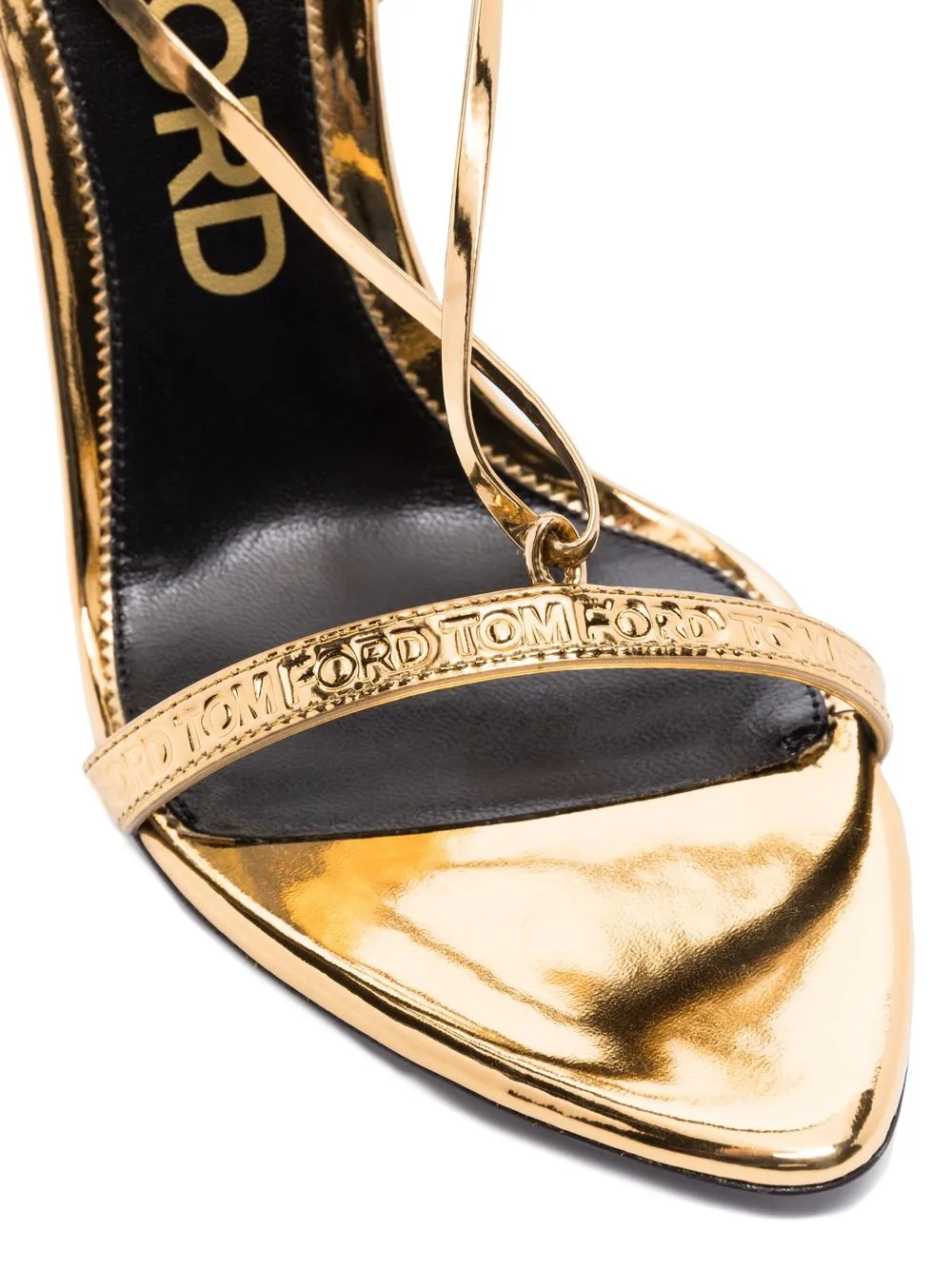 TOM FORD Sandalen met metallic afwerking - Goud