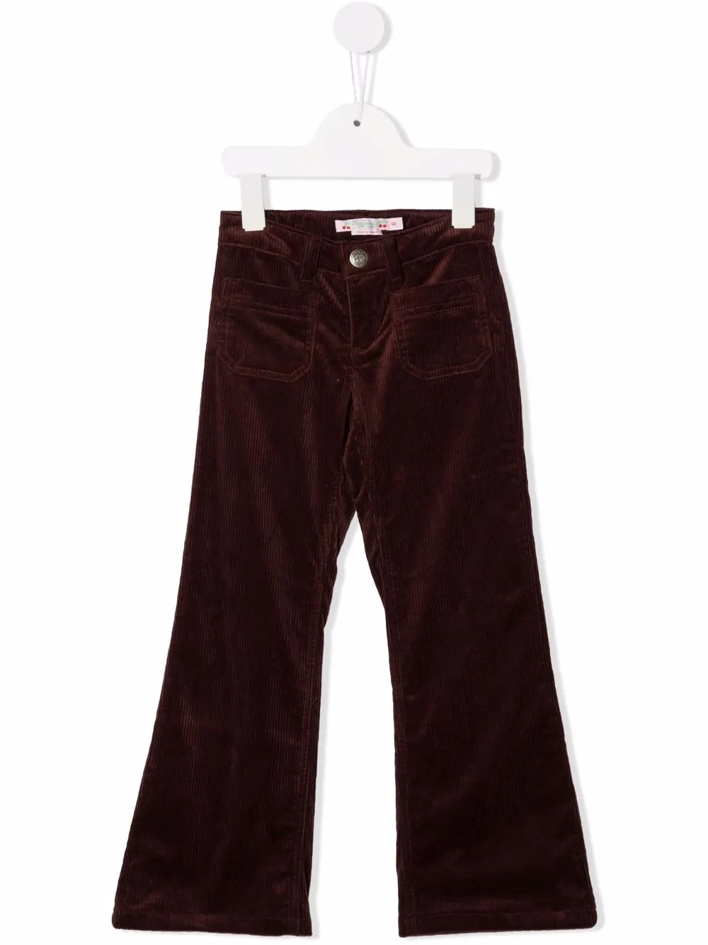 

Bonpoint wide-leg corduroy trousers - Red