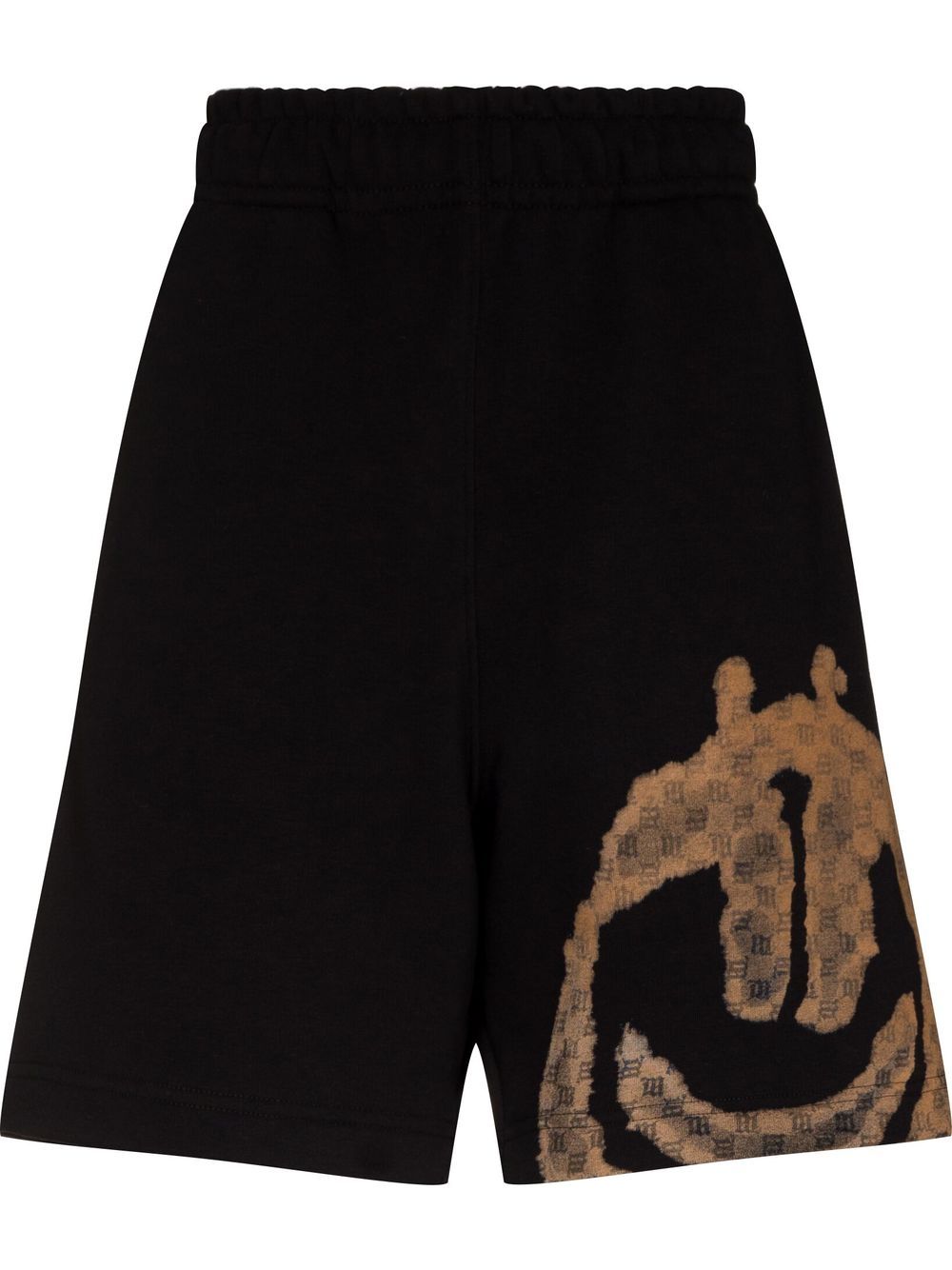 Misbhv History Of Acid House Cotton Track Shorts In Black