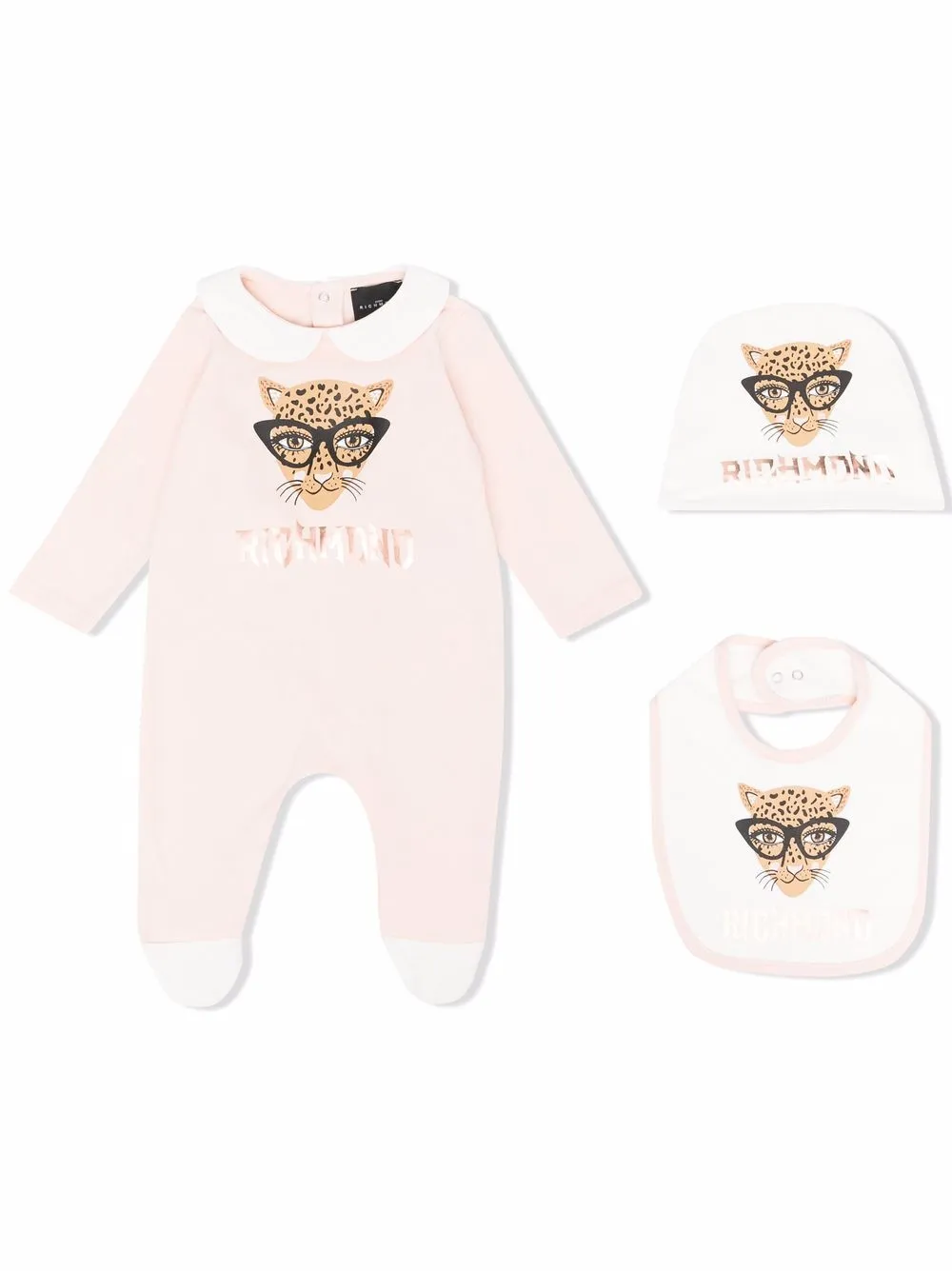 фото John richmond junior "комплект из комбинезона, шапки и нагрудника"