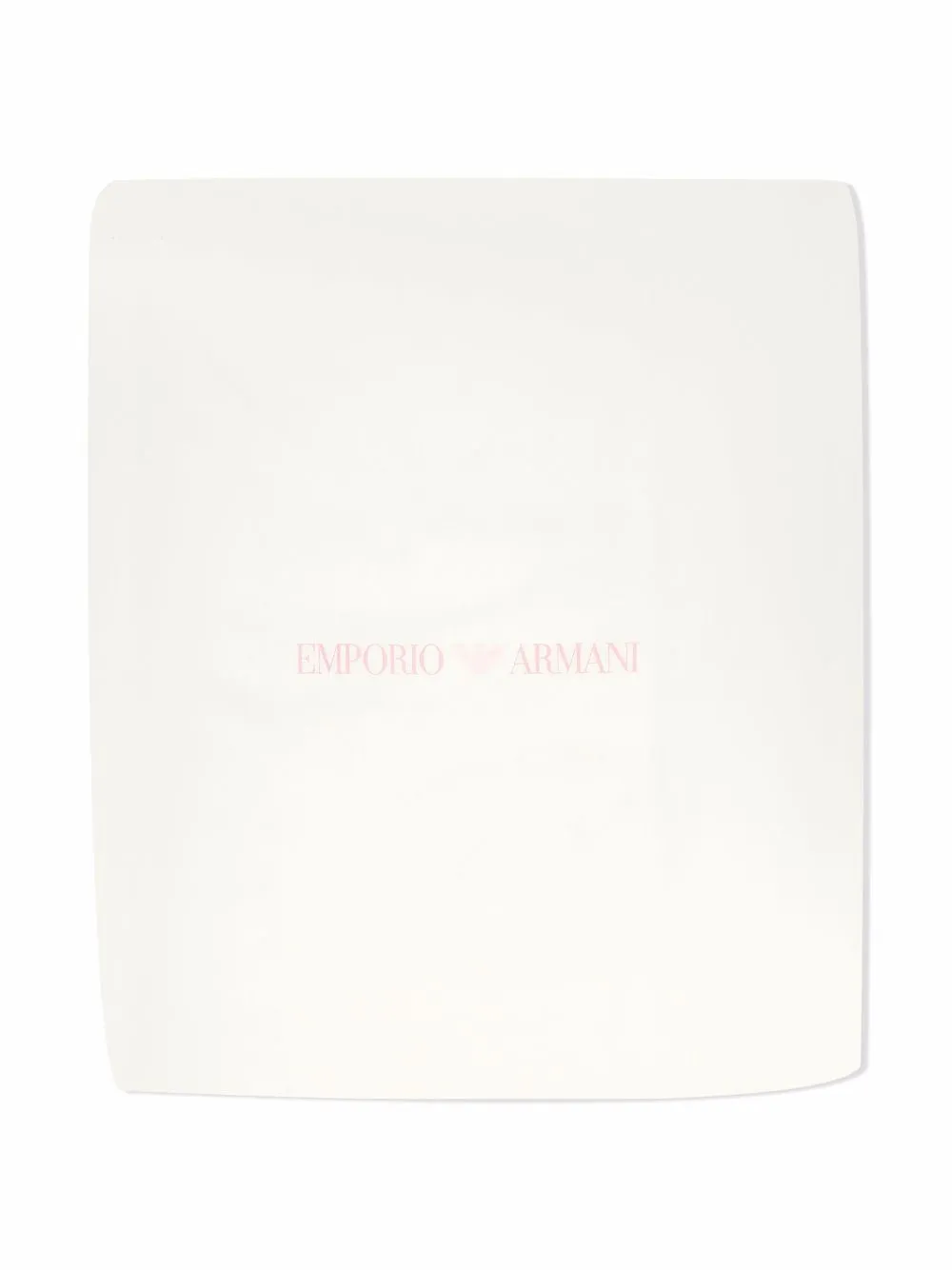 

Emporio Armani Kids manta con logo estampado - Rosado