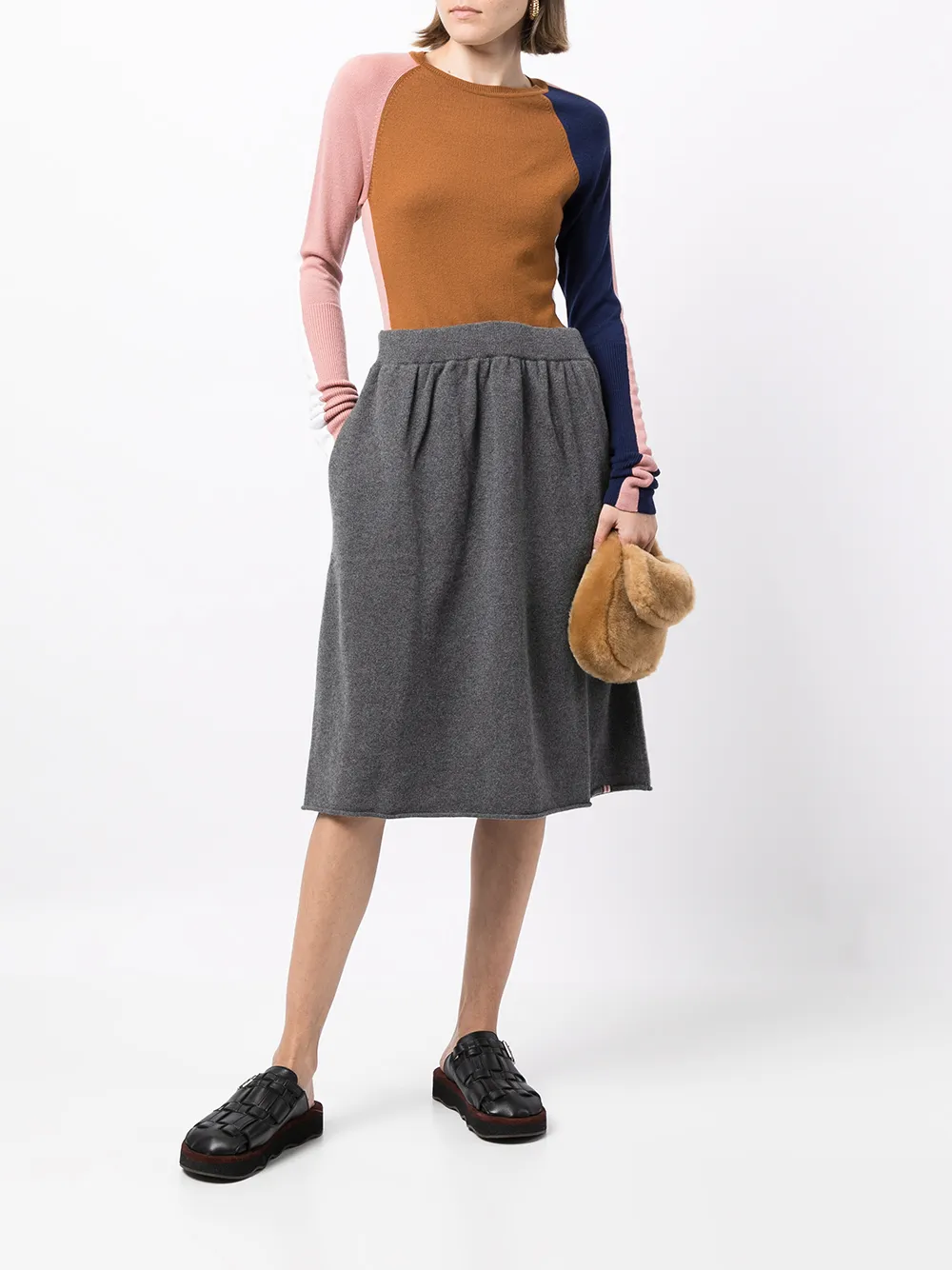 фото Extreme cashmere юбка со сборками