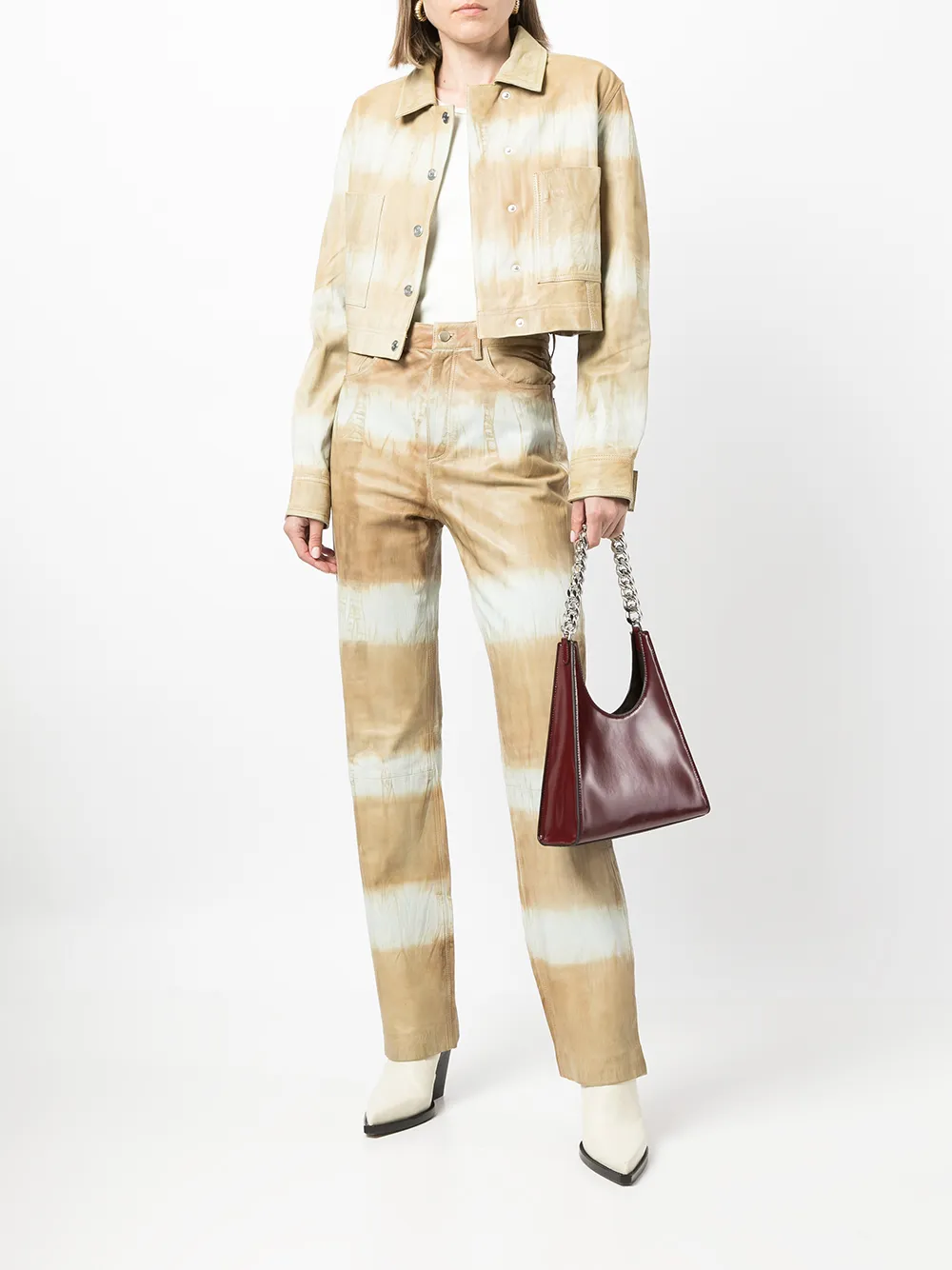 фото Remain укороченная куртка с принтом тай-дай