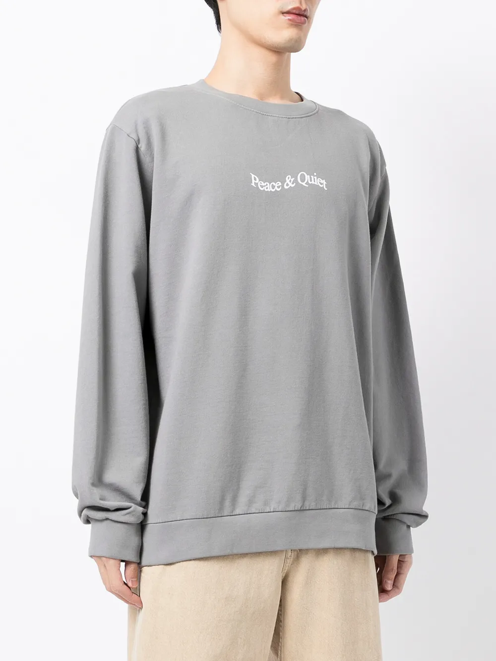 фото Museum of peace & quiet толстовка оверсайз с логотипом