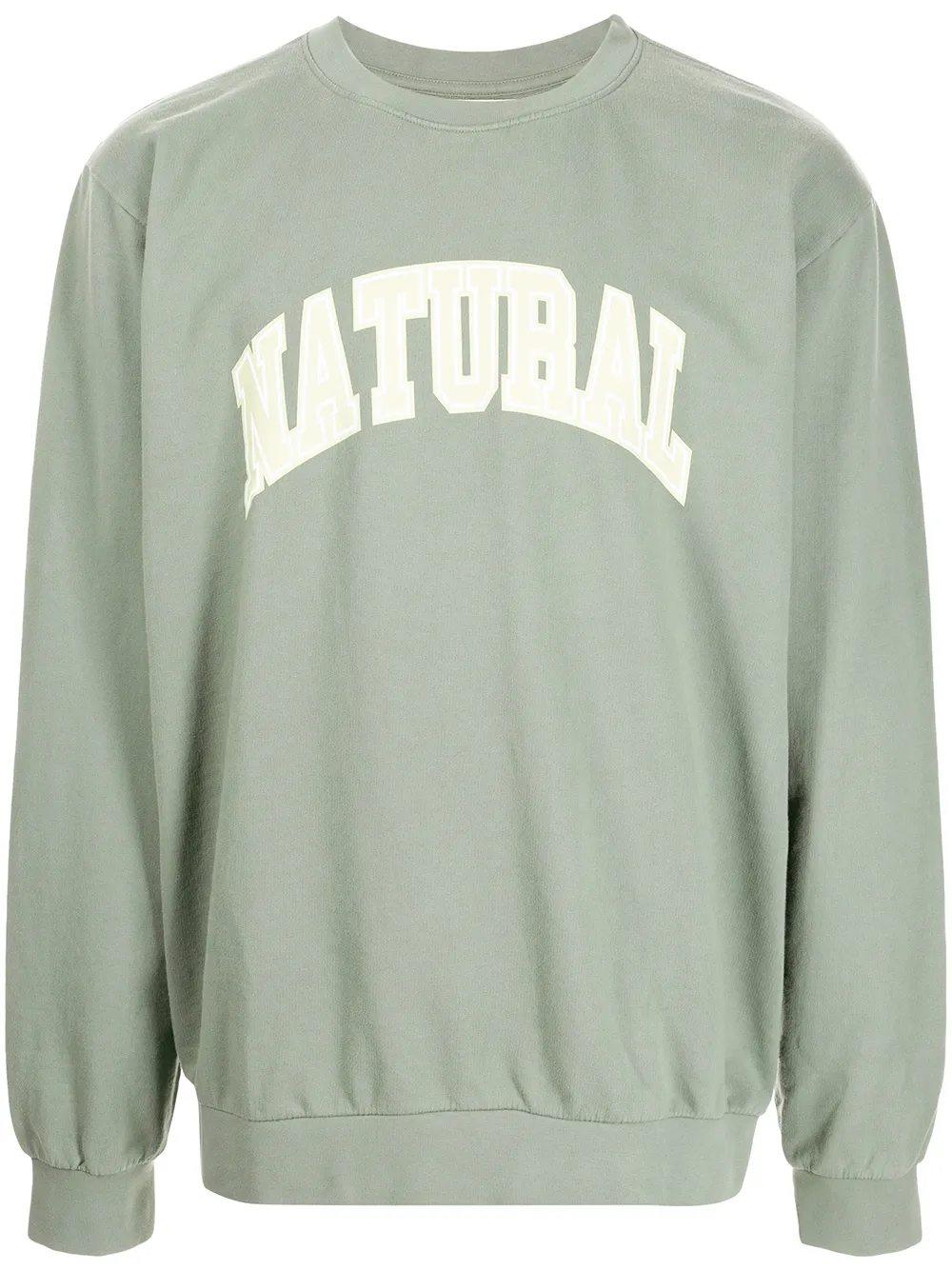 

Museum Of Peace & Quiet slogan-print cotton sweatshirt - Green
