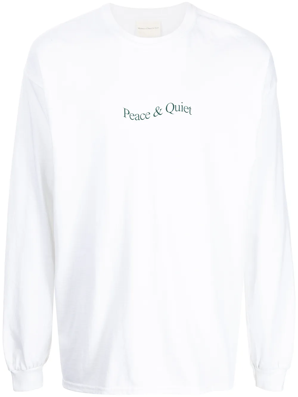 фото Museum of peace & quiet футболка с логотипом