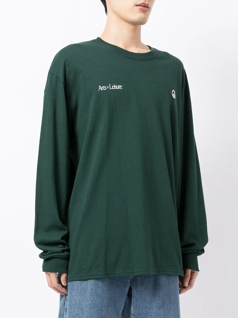 фото Museum of peace & quiet толстовка с логотипом и круглым вырезом