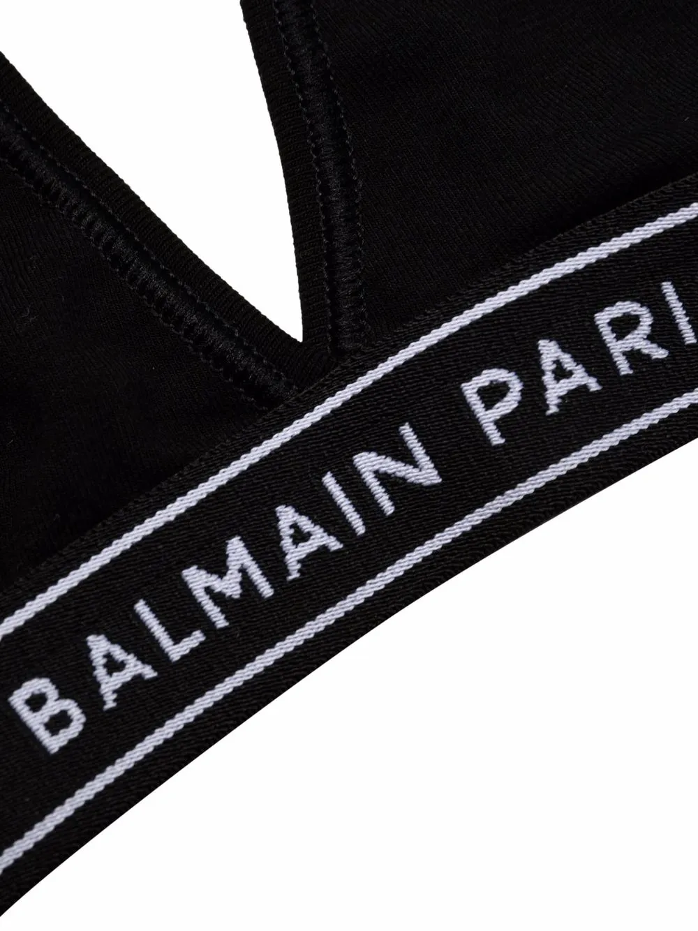 фото Balmain укороченный топ с логотипом