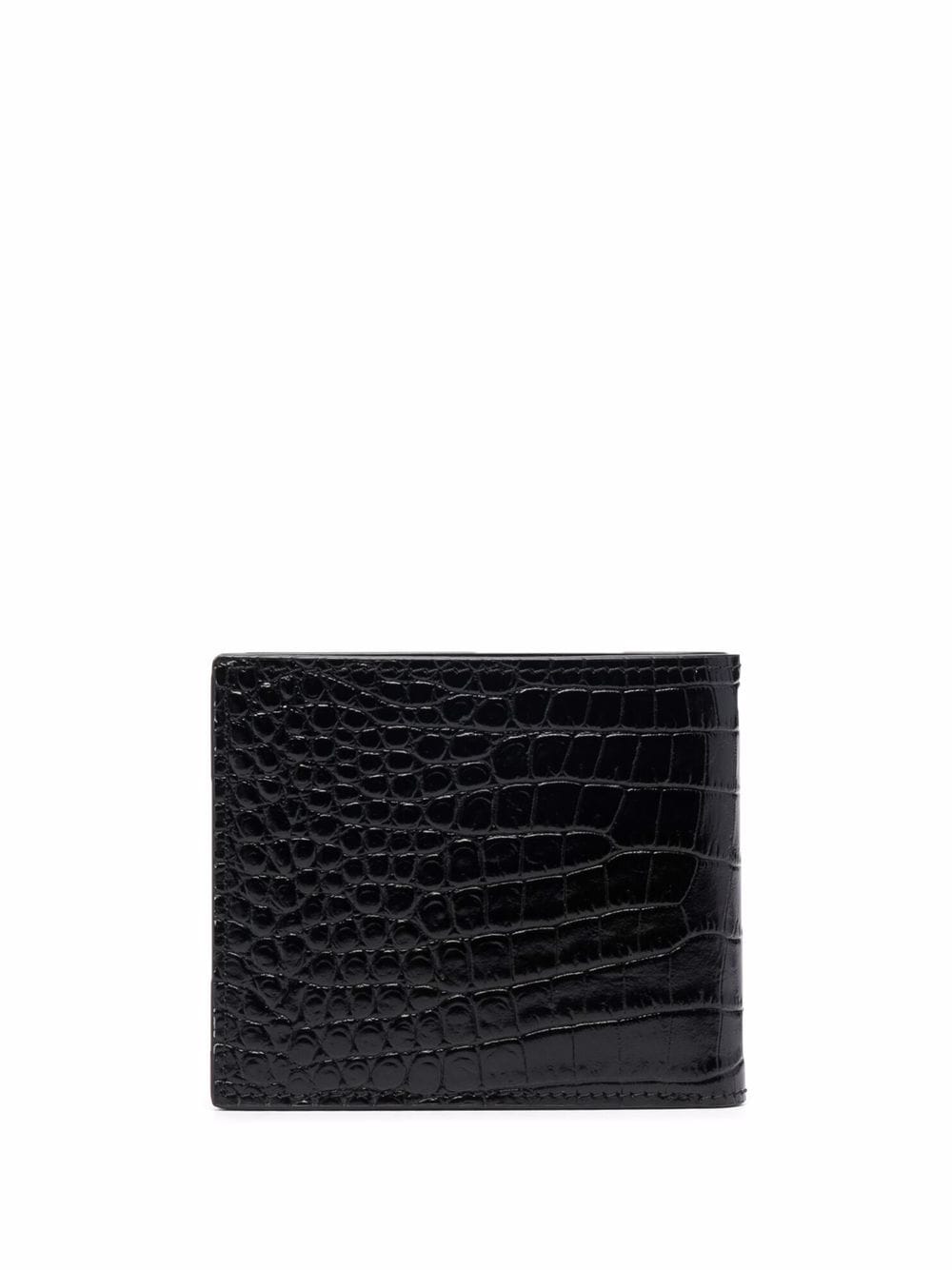 Tom Ford Crocodile-effect Leather Wallet In U9000 Black | ModeSens