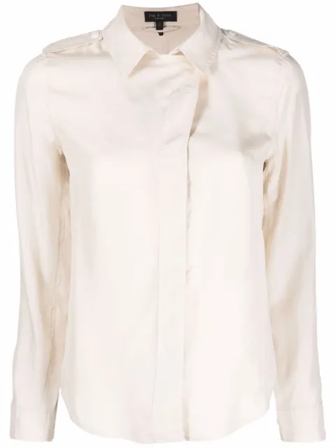 rag & bone camisa de seda Field