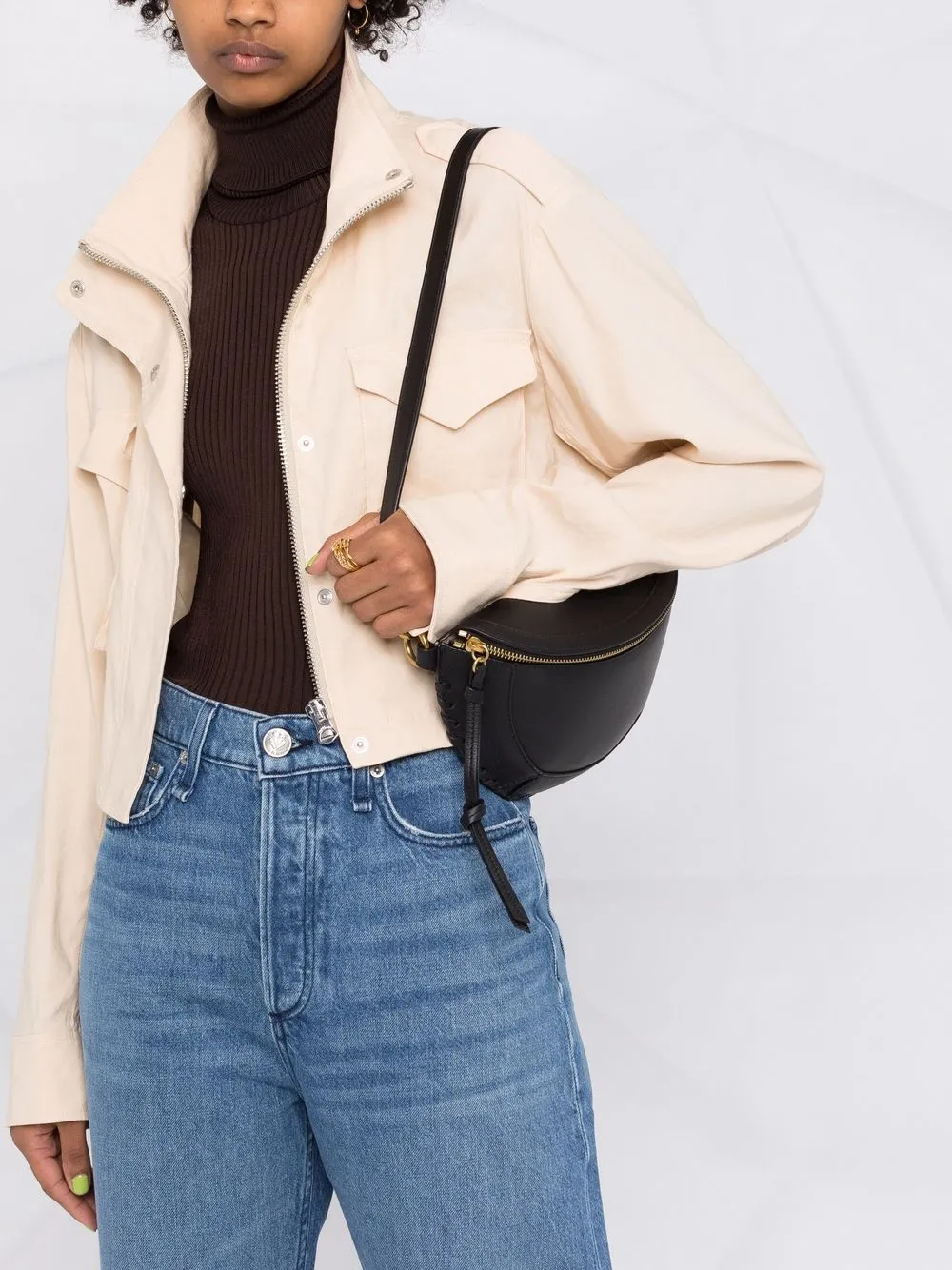 фото Rag & bone укороченные джинсы из винтажного денима