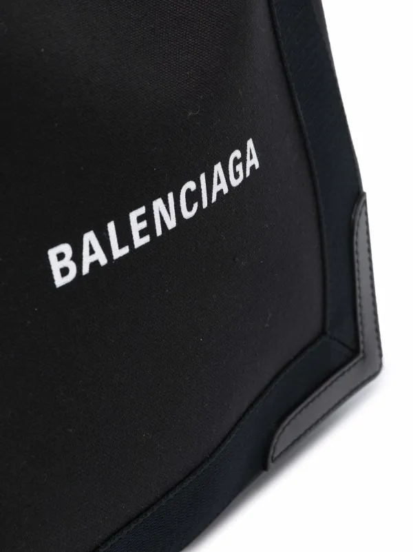 Balenciaga navy outlet cabas s