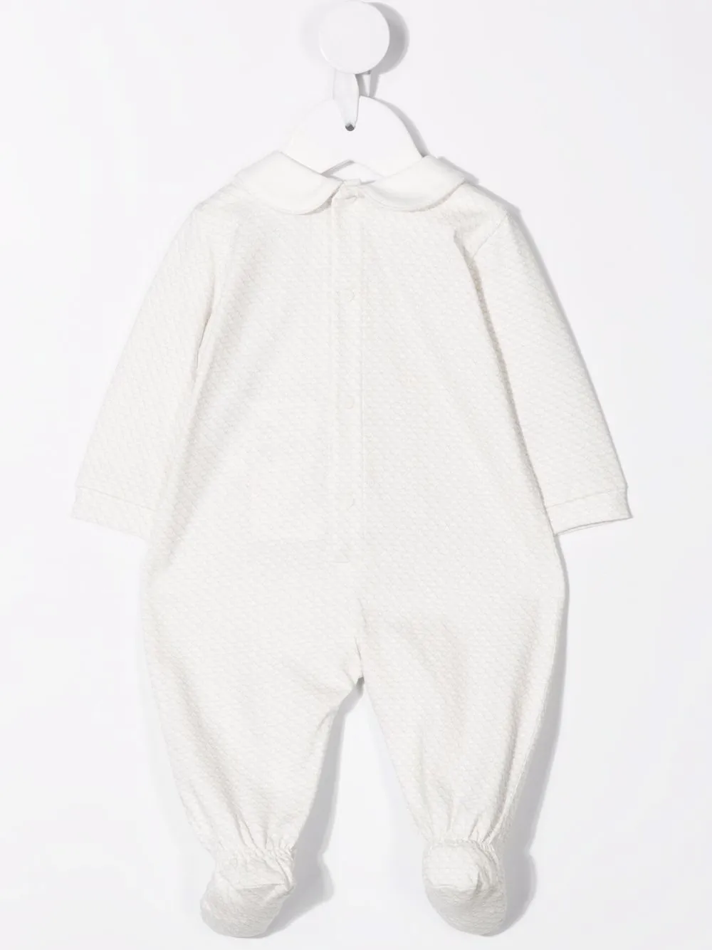 Emporio Armani Kids Romper met jacquard logo - Beige