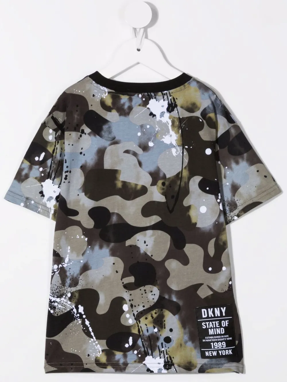 фото Dkny kids футболка с камуфляжным принтом