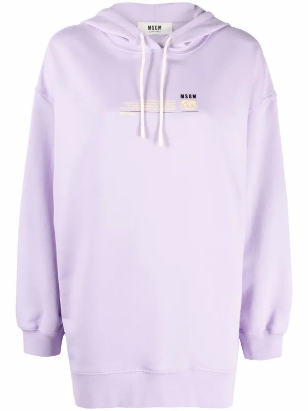 Msgm Dlinnoe Hudi S Logotipom Farfetch