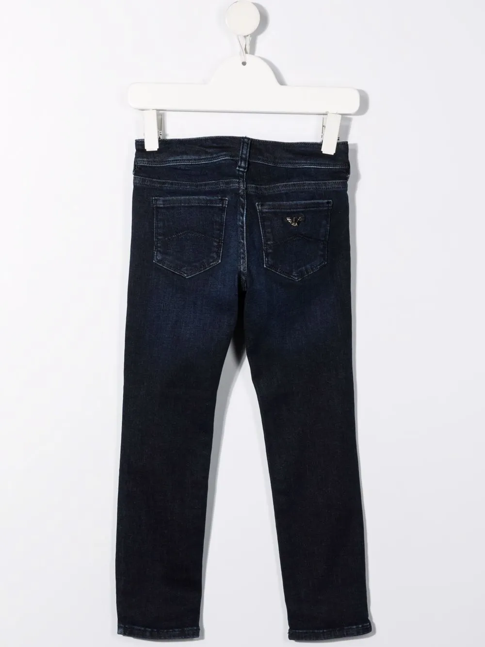 Emporio Armani Kids Slim-fit jeans - Blauw