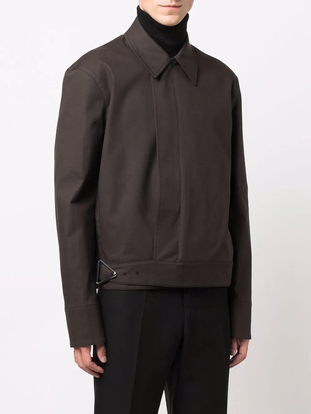 фото Bottega veneta куртка с асимметричной застежкой