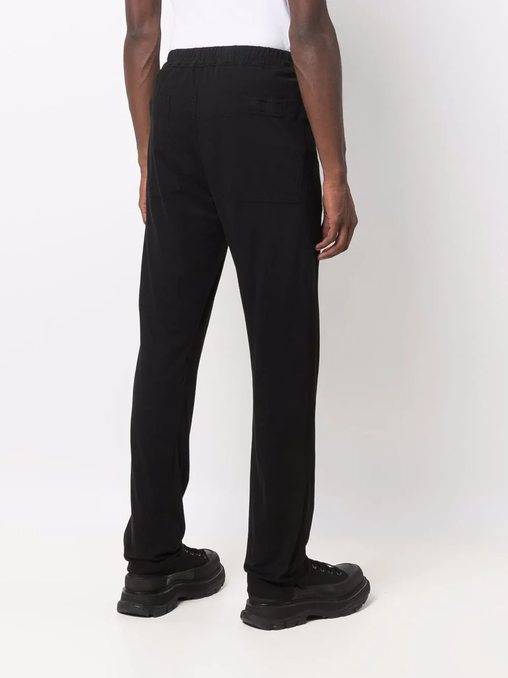 фото Rick owens drkshdw брюки из органического хлопка с кулиской