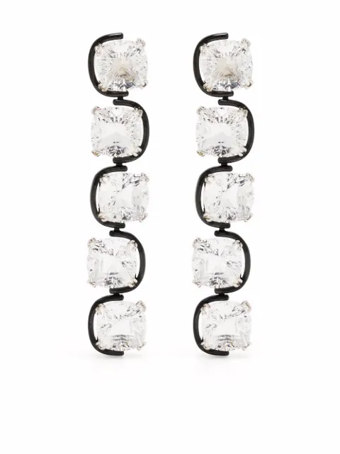 Swarovski Par de brincos Harmonia 
