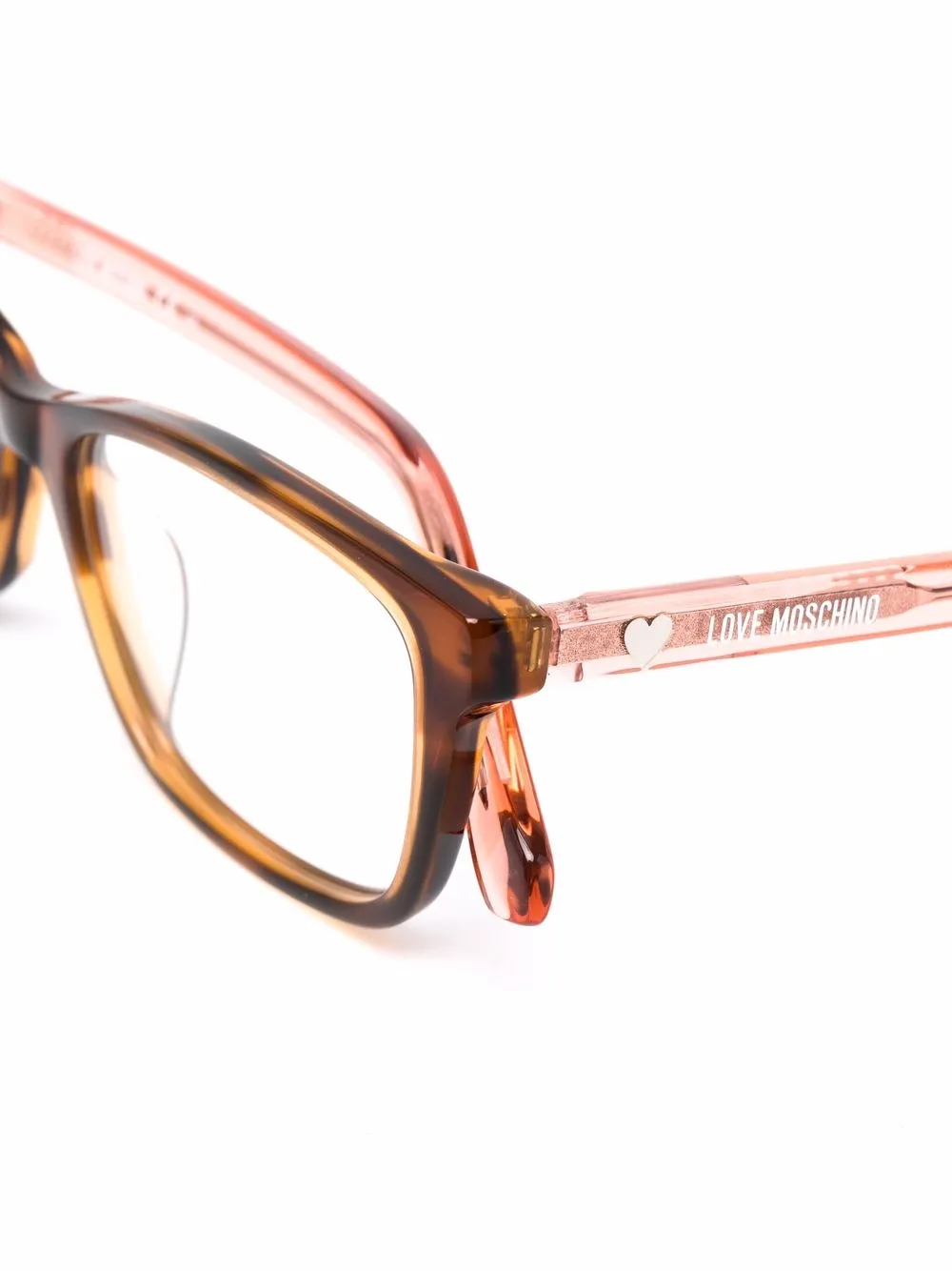 фото Love moschino очки в оправе черепаховой расцветки с логотипом