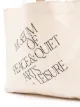 Museum Of Peace & Quiet logo-print tote bag