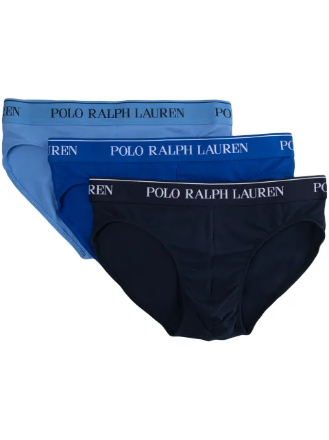 Polo Ralph Lauren Juego De Tres Calzones Con Logo En La Pretina Azul FARFETCH MX