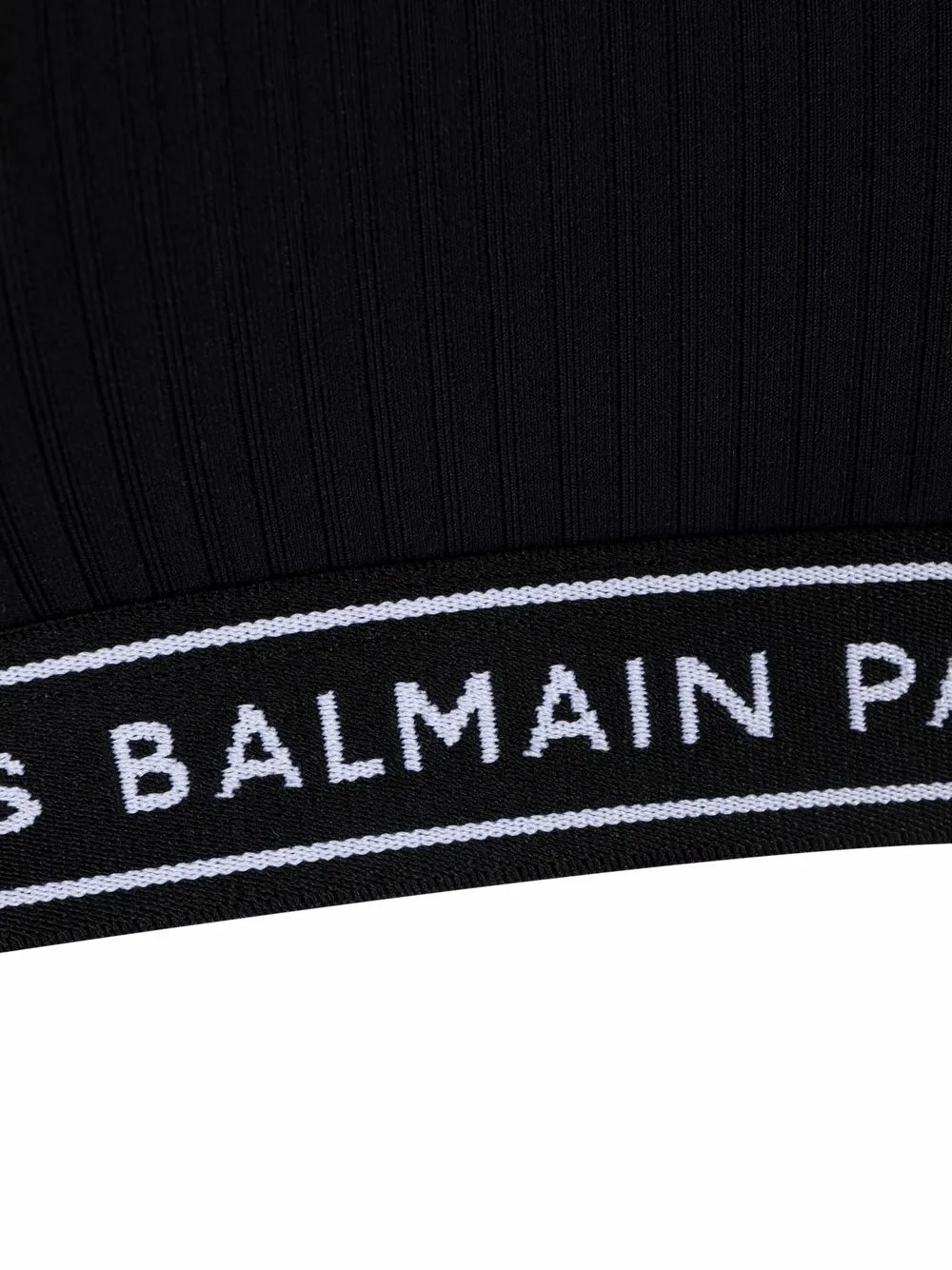 фото Balmain спортивный бюстгальтер с логотипом