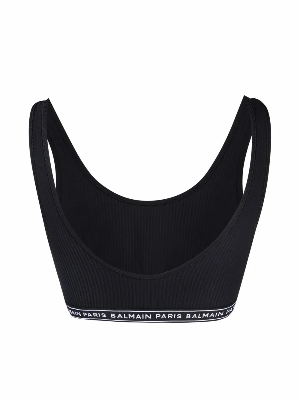 фото Balmain спортивный бюстгальтер с логотипом