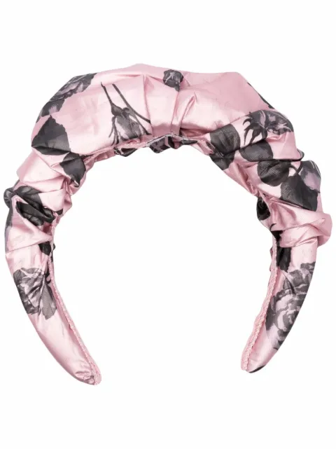 RED(V) floral-print hairband