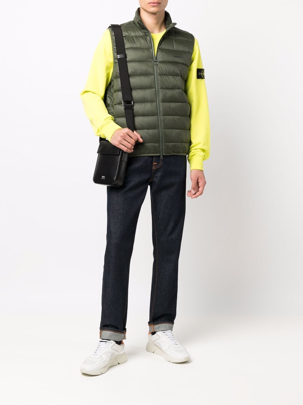 Image 2 of Barbour puffer logo gilet