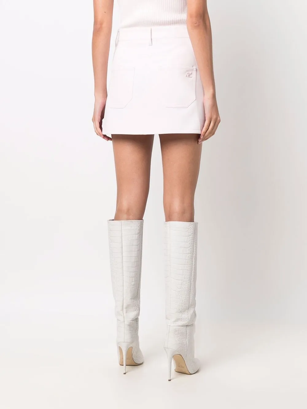 фото Courrèges мини-юбка workwear