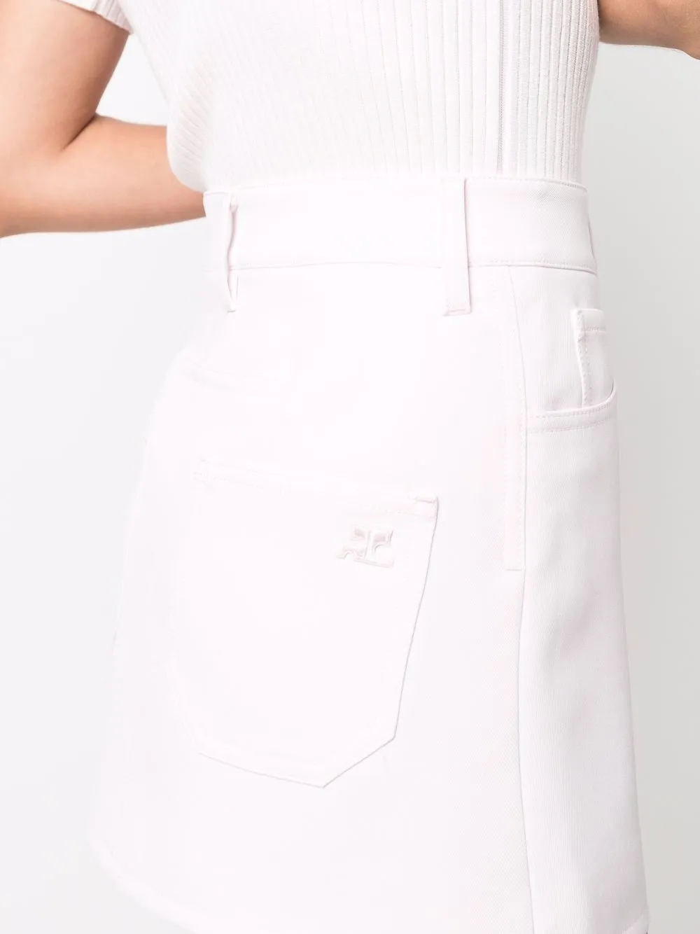 фото Courrèges мини-юбка workwear
