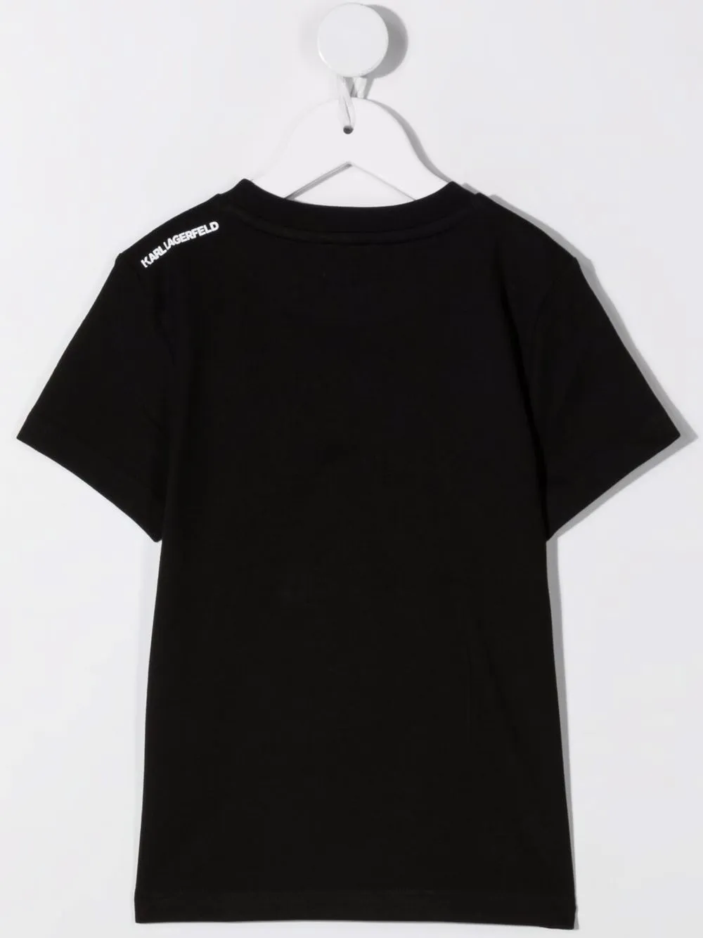 Karl Lagerfeld Kids T-shirt met logo - Zwart