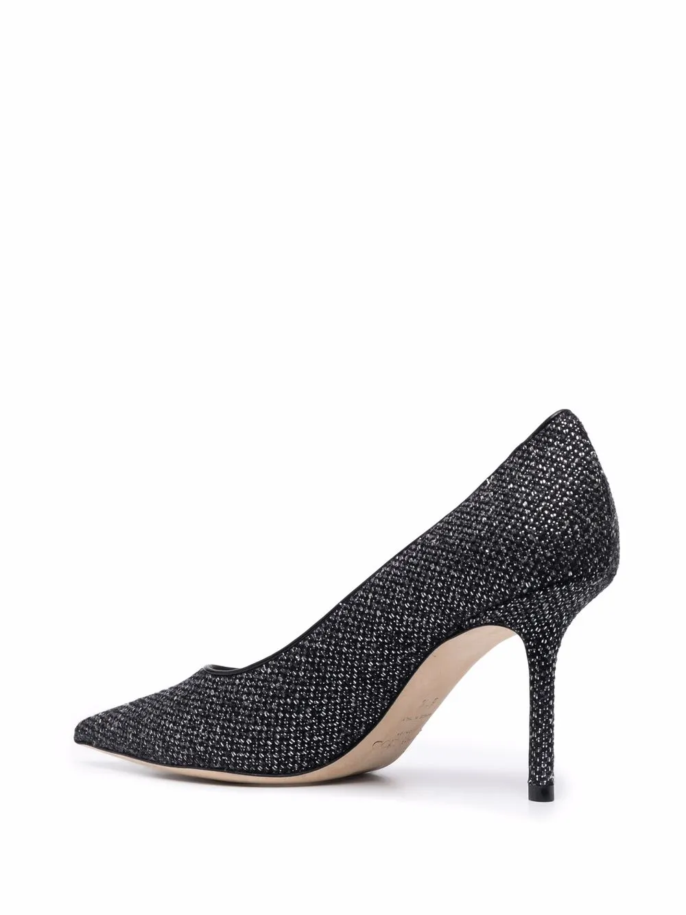фото Jimmy choo туфли love 85 с блестками