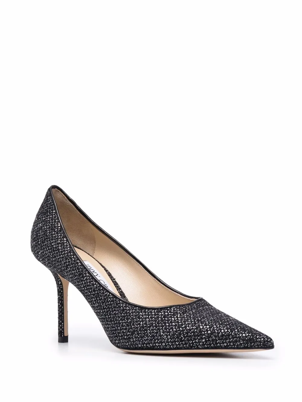 фото Jimmy choo туфли love 85 с блестками