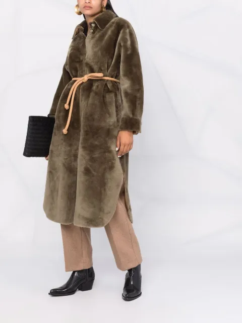 Blancha Faux Fur Reversible Coat Farfetch