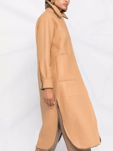 Blancha Faux Fur Reversible Coat Farfetch