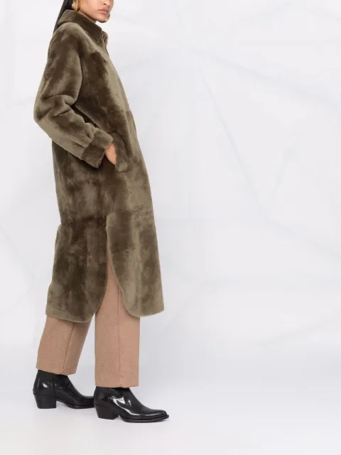 Blancha Faux Fur Reversible Coat Farfetch