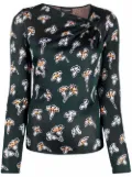 Emporio Armani all-over pattern jumper - Green