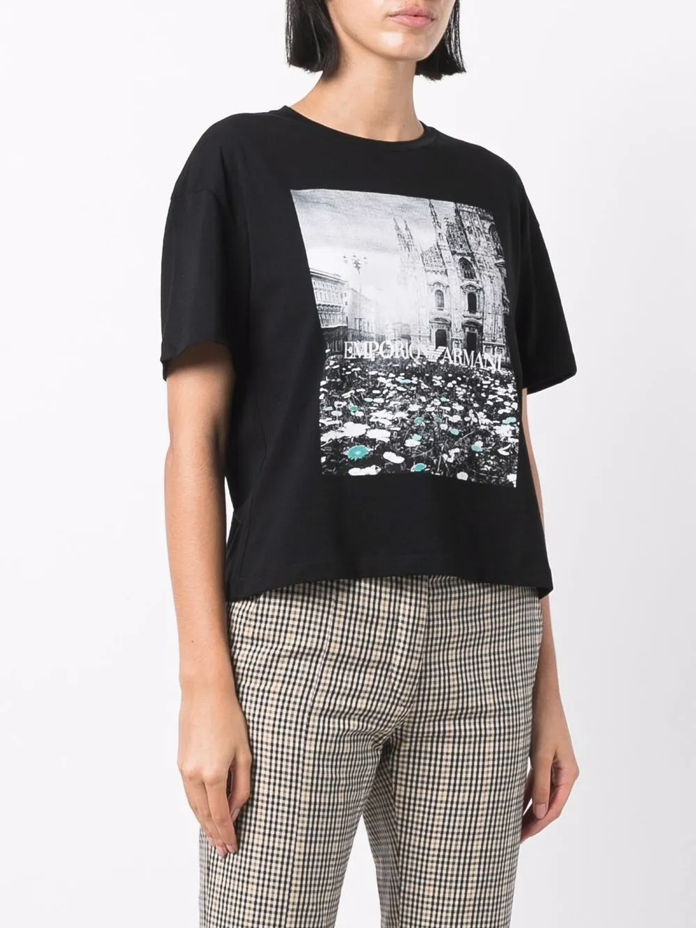 фото Emporio armani футболка с логотипом