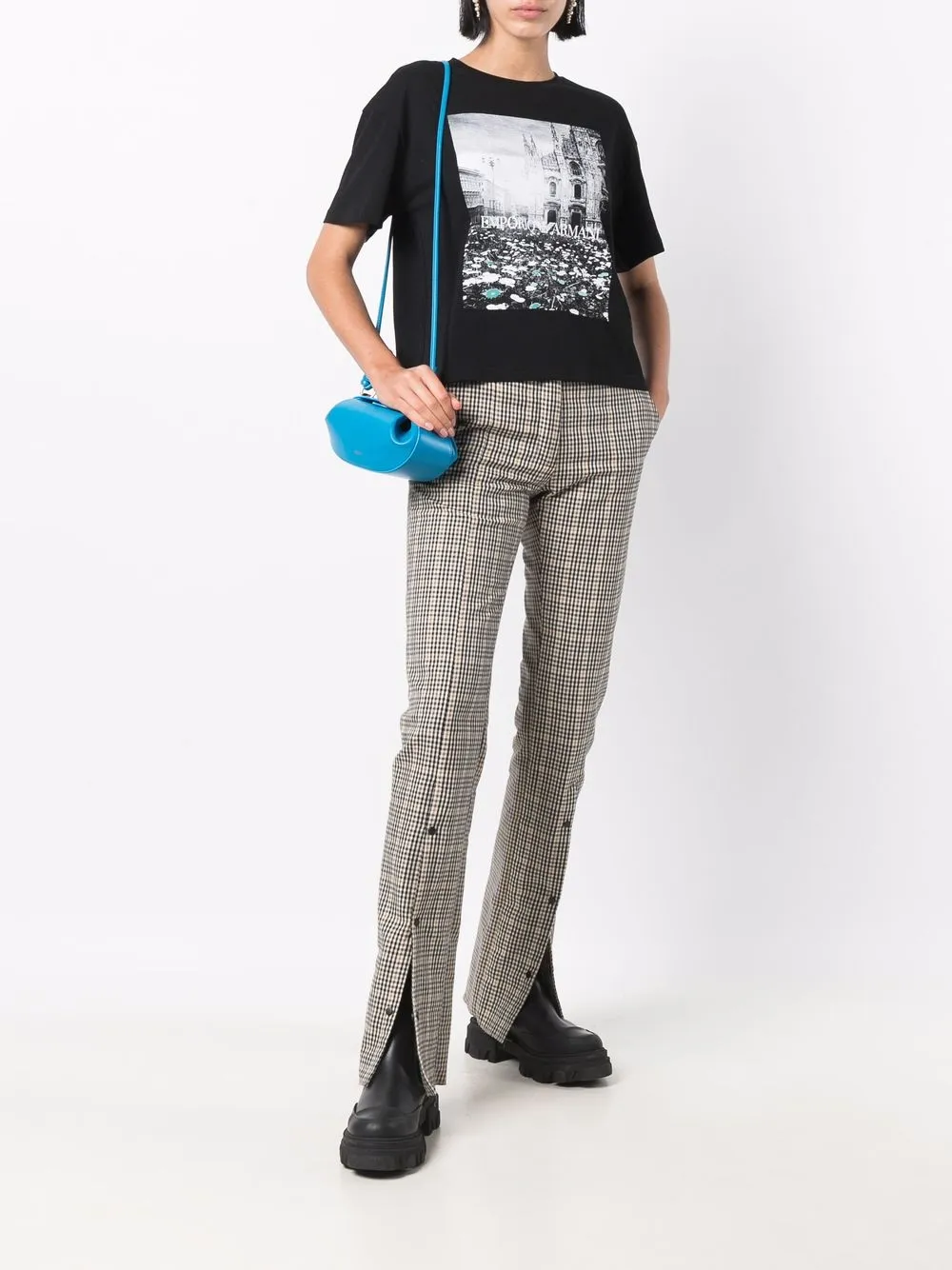 фото Emporio armani футболка с логотипом