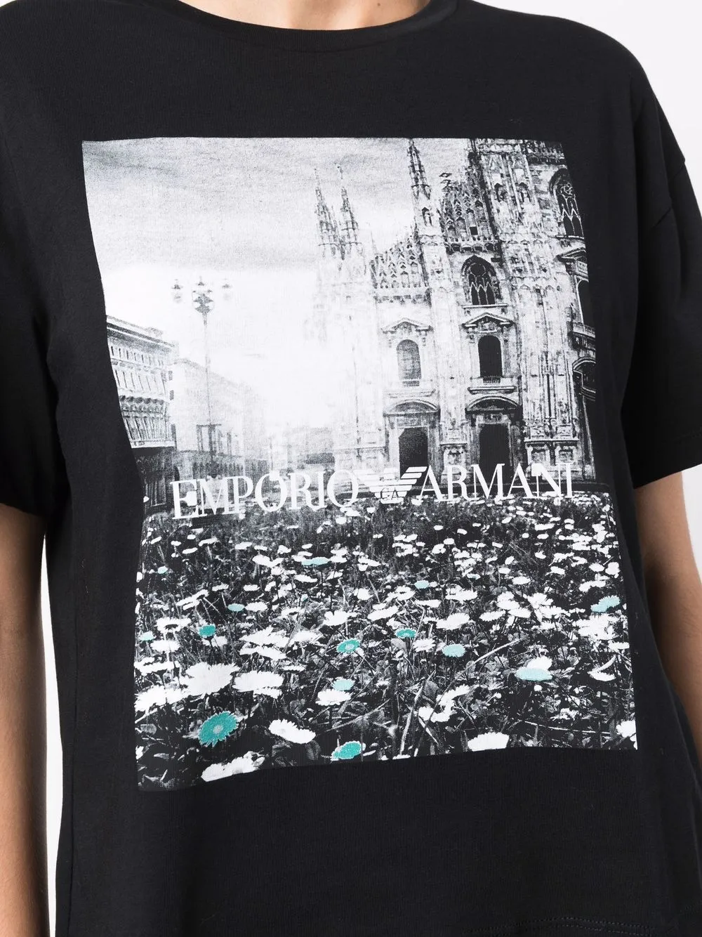 фото Emporio armani футболка с логотипом