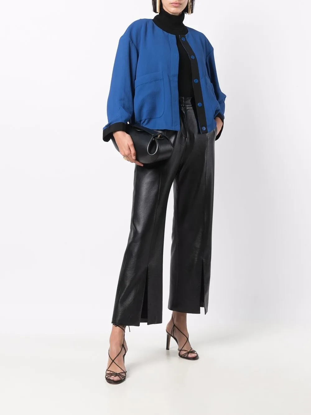 Emporio Armani Jack met trechterhals - Blauw