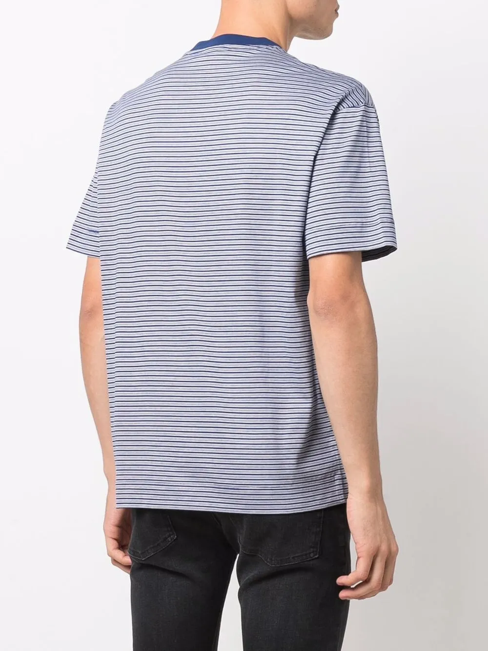 фото Emporio armani полосатая футболка