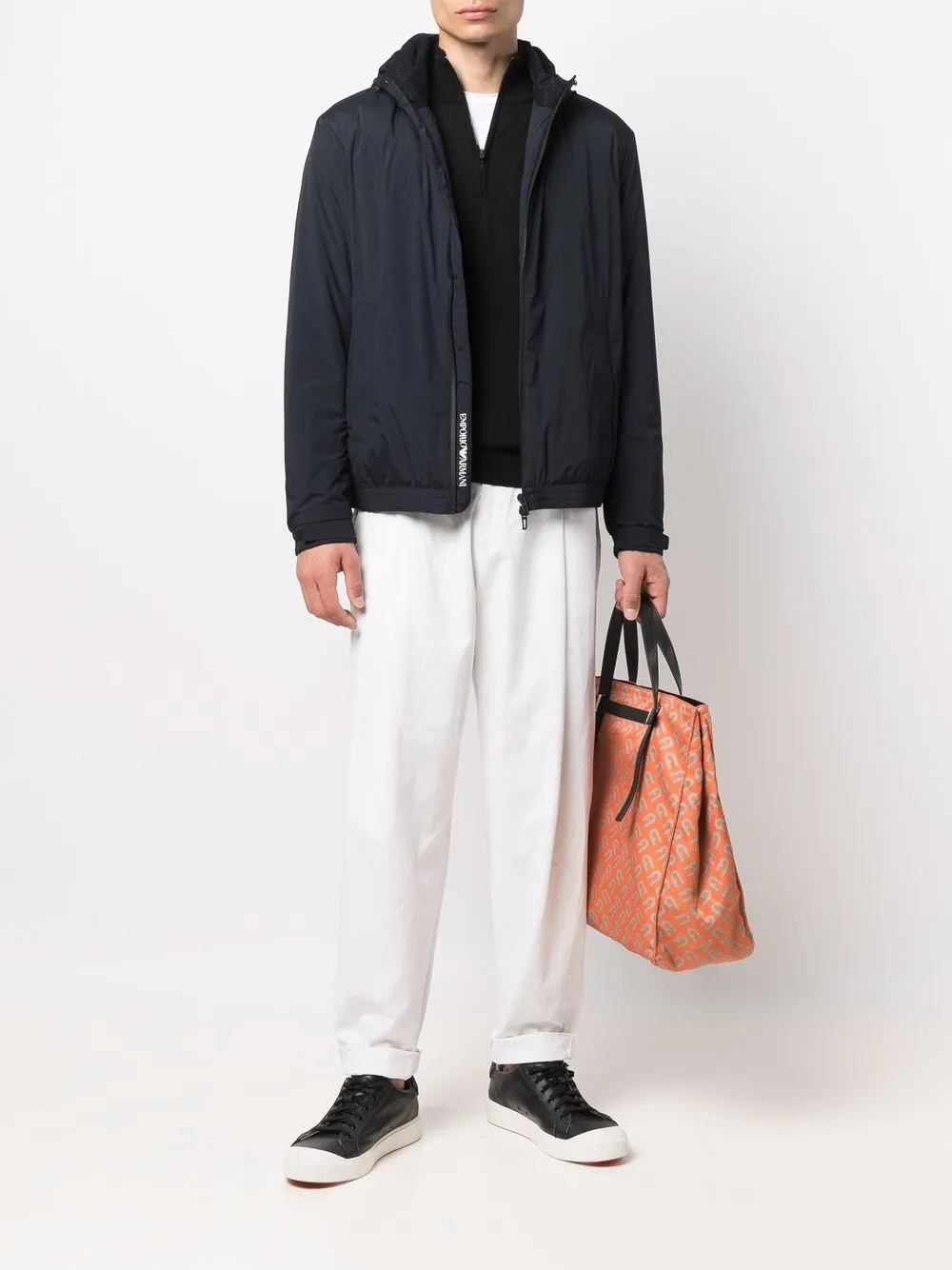 фото Emporio armani куртка на молнии с капюшоном